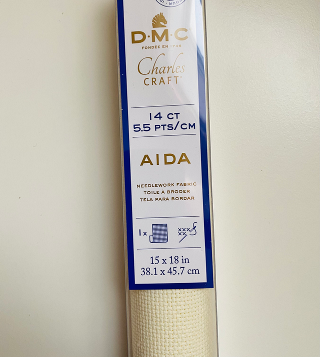 Ivory Aida Cross Stitch Fabric - Stitched Modern