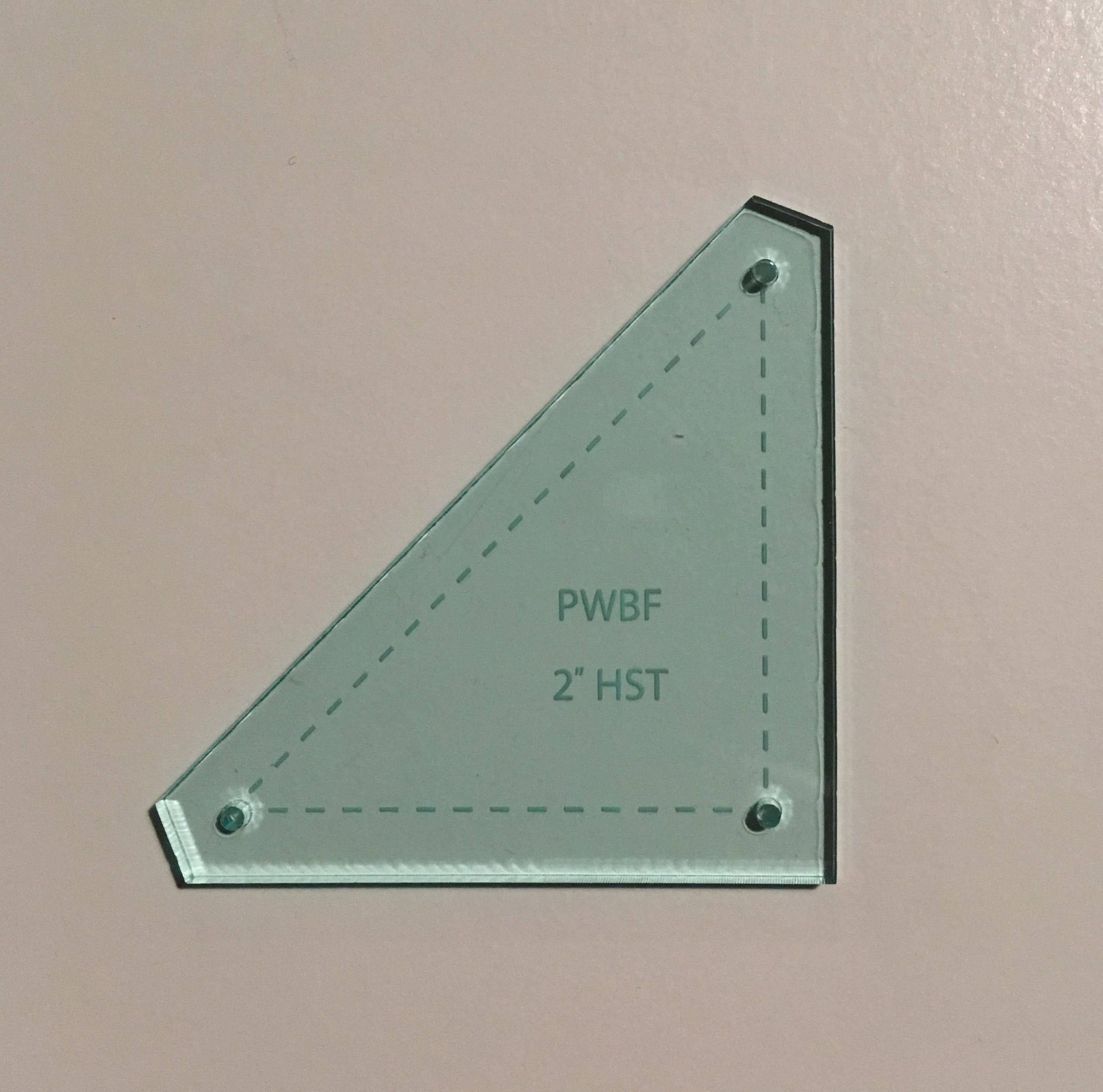 2 Inch Half Square Triangle Template for English Paper Piecing and 2 Inch Half Square Triangle Template for English Paper Piecing and